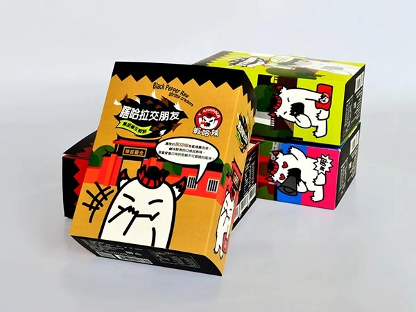 蝦哈辣怪獸蝦餅紙盒